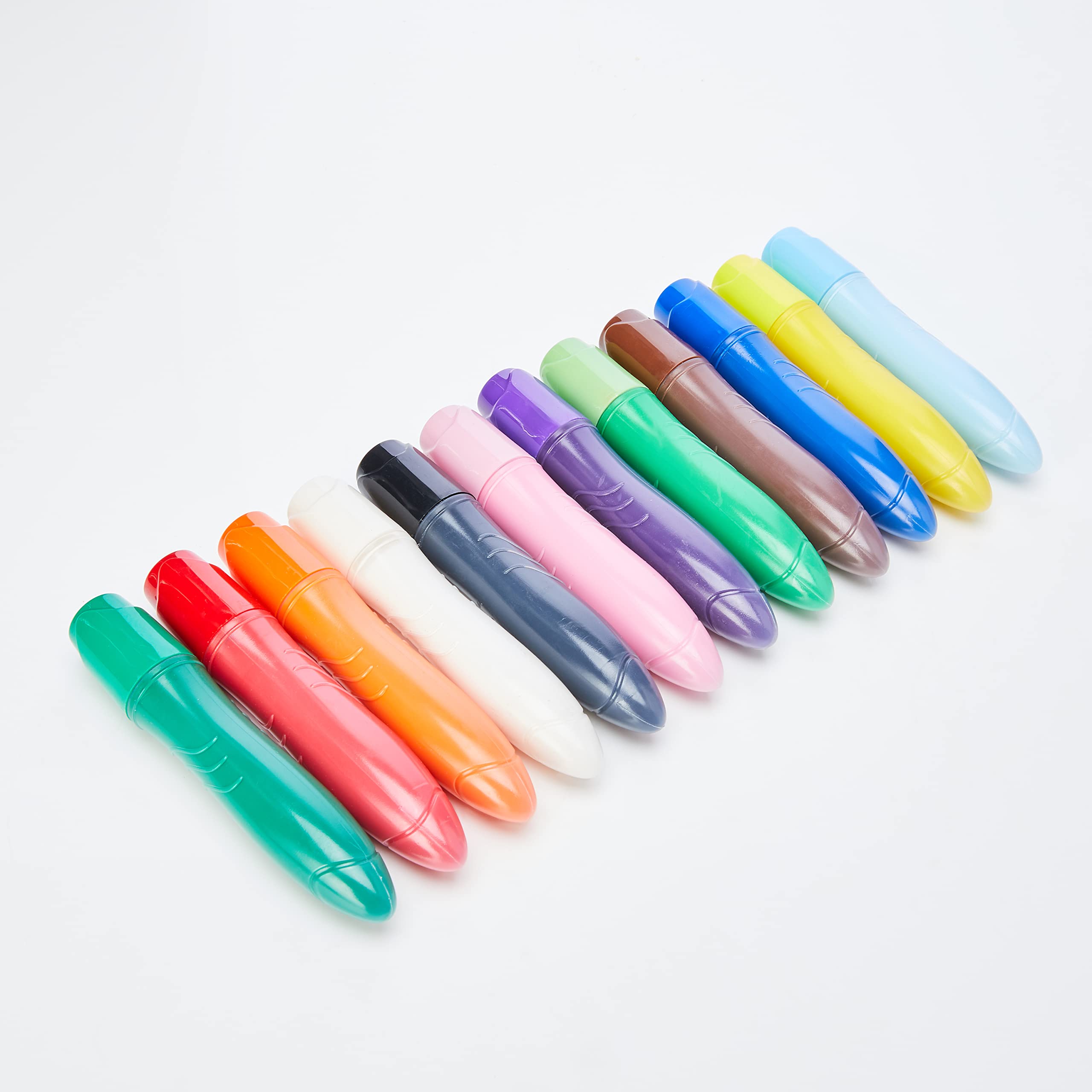 Galt Toys Squeeze 'n Brush Paint Pens - 12 Classic Colours | Washable Jumbo Tip | Ages 3+ 3