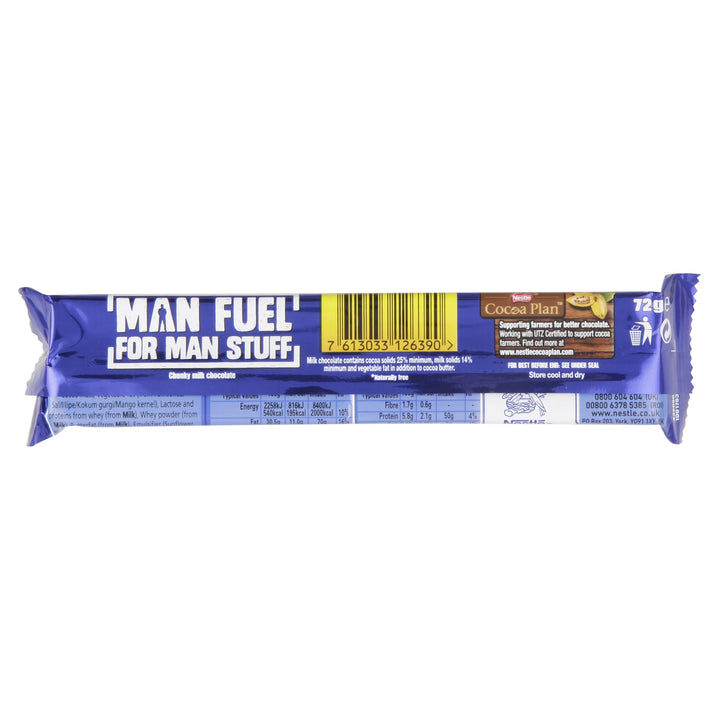 Yorkie Duo Milk Chocolate Bars 72g (Pack of 24) - Creamy Smooth Chunky Chocolate