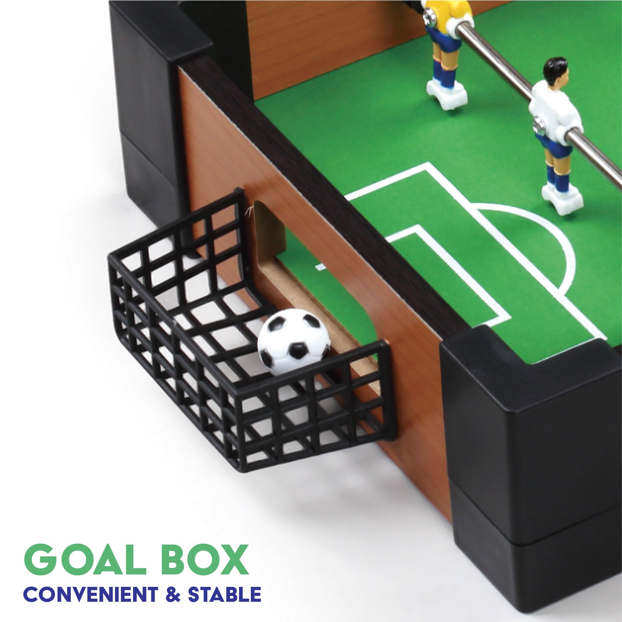 Power Play Table Top Football Game - Wooden, Portable, 12 Players | Ages 5+ 3
