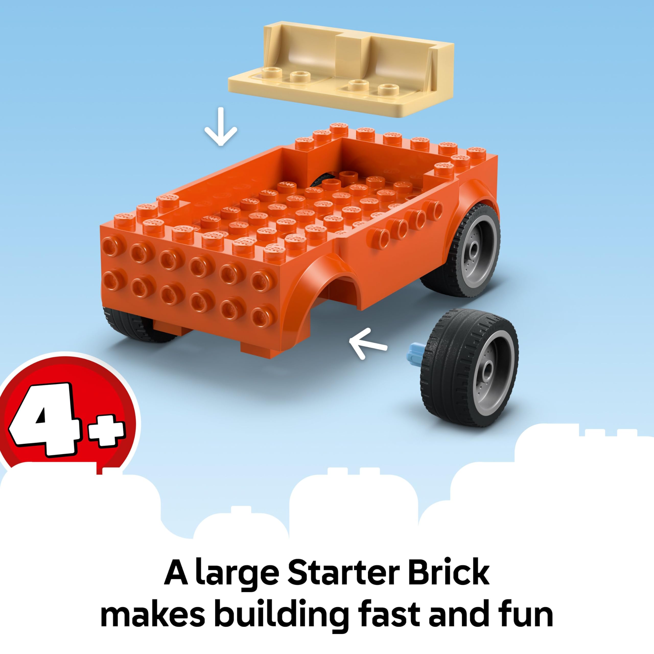 LEGO Bluey 11202 Bluey's Beach & Family Car Trip Building Set for Ages 4+ 3