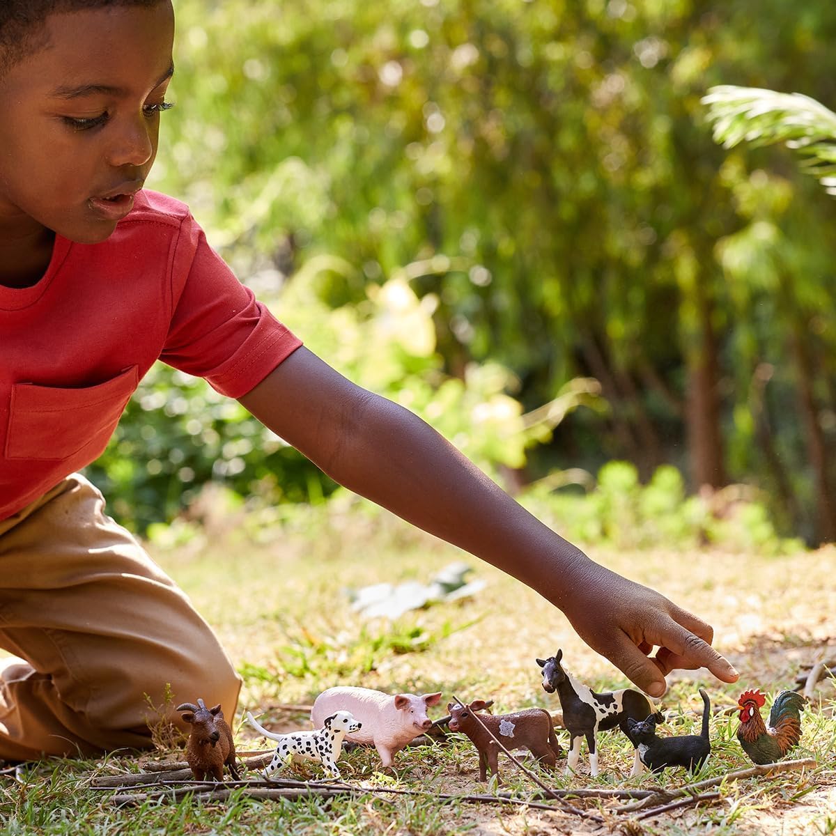 SCHLEICH Farm World - 7 PC Farm Animal Playset with Realistic Figurines for Kids 3+ 6