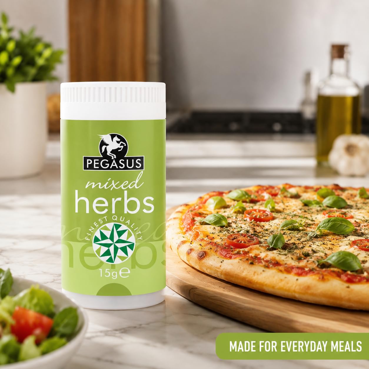 Pegasus Mixed Herbs - 15g Jar | Premium Dried Herb Blend | Easy to Use 6