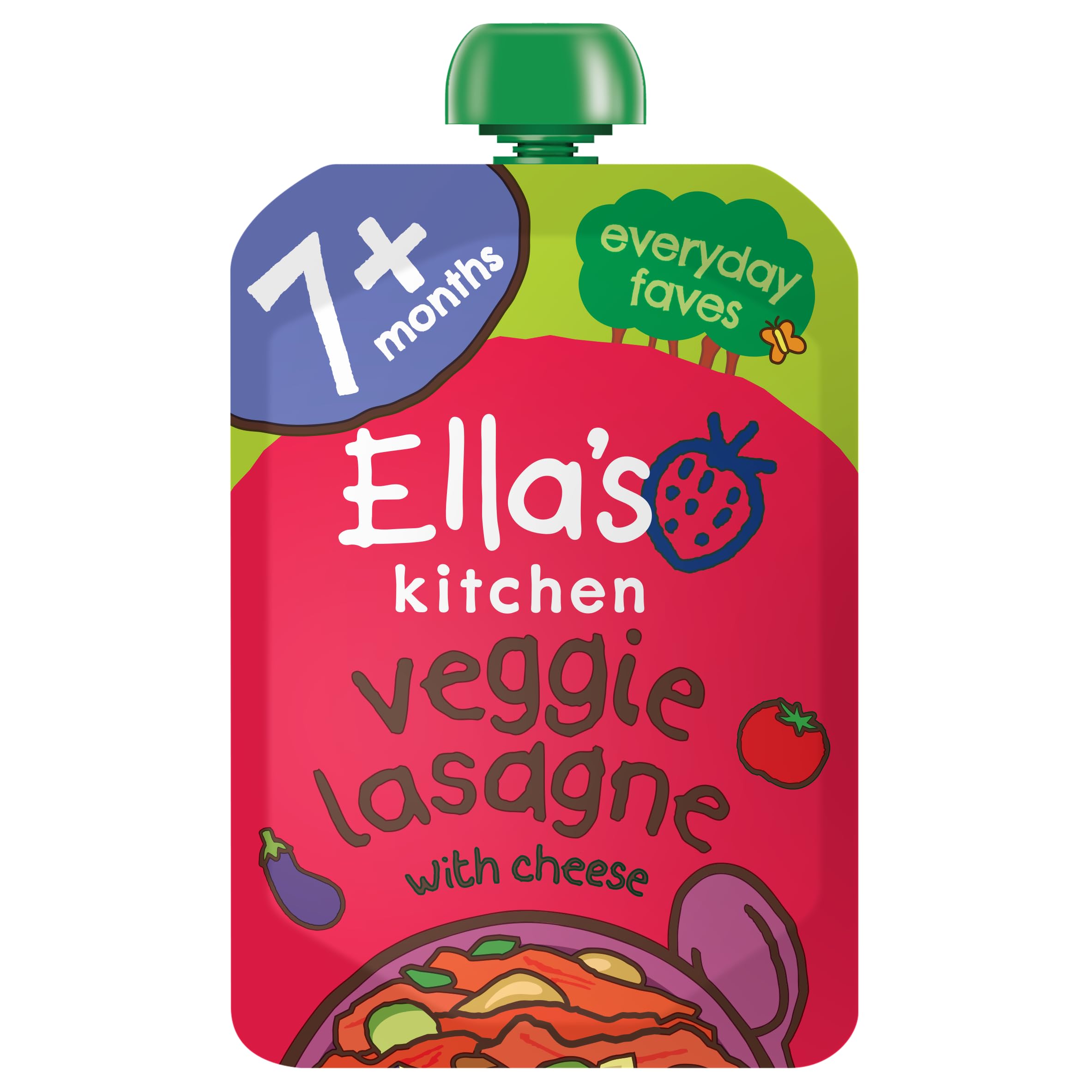 Ella's Kitchen - Stage 2 Veggie Lasagne Organic Baby Meal 130g