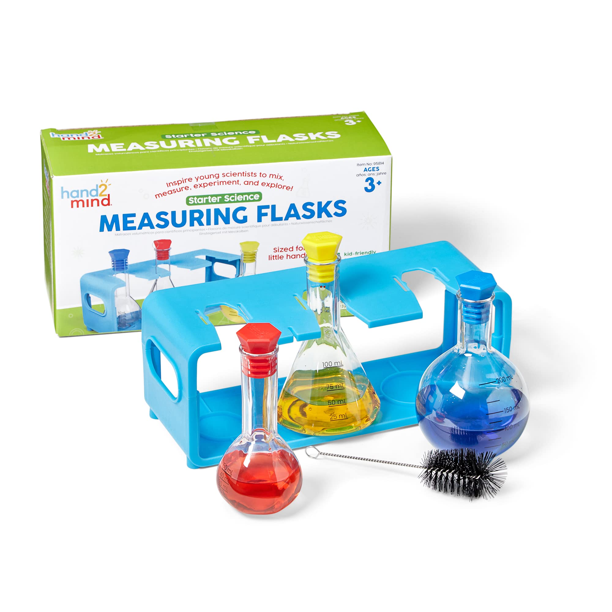 Learning Resources Starter Science Measuring Flask Set - Educational Science Play for Ages 3+ 3