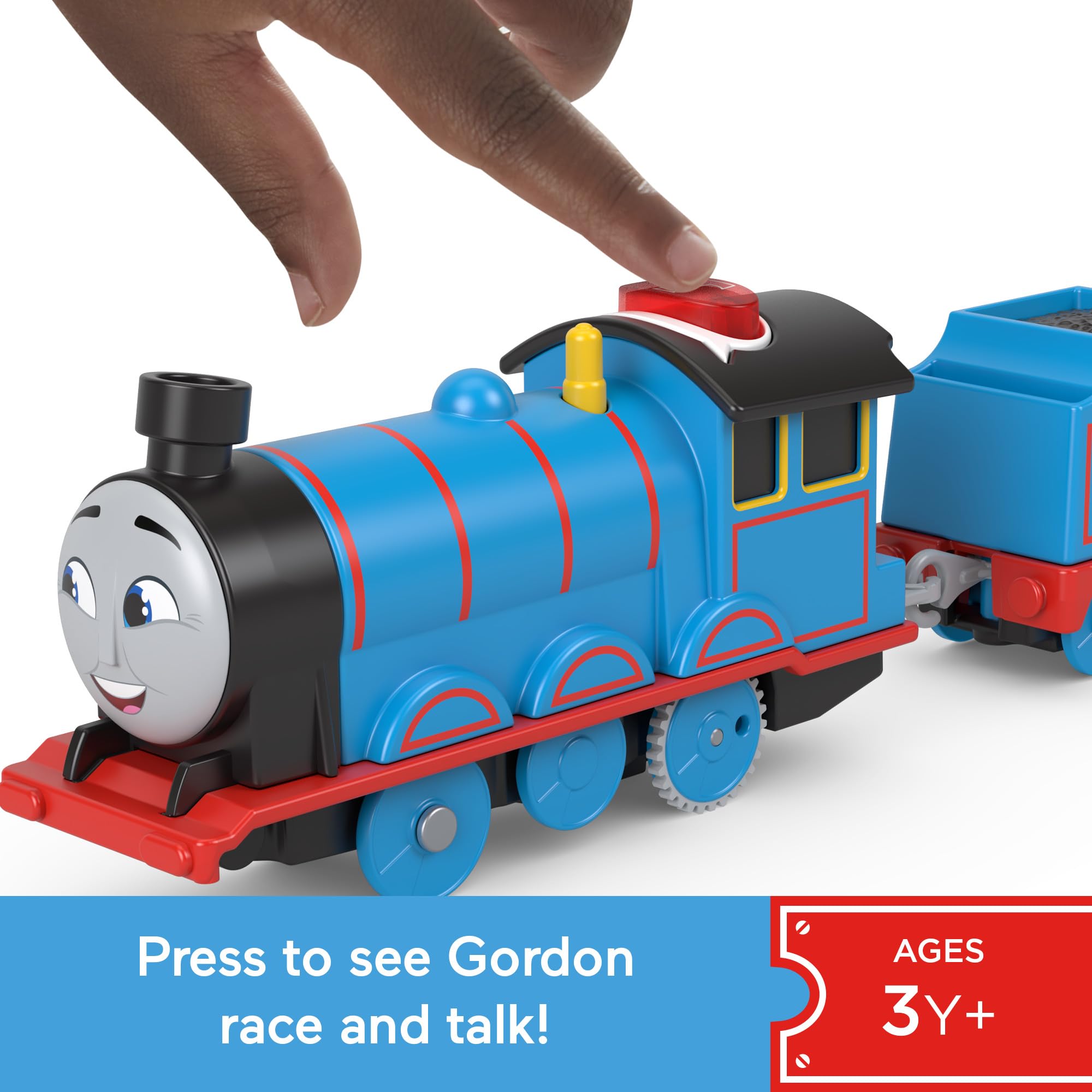 THOMAS & FRIENDS Talking Gordon Motorized Toy Train HWY29 | Preschool 3+ | Battery-Powered 2