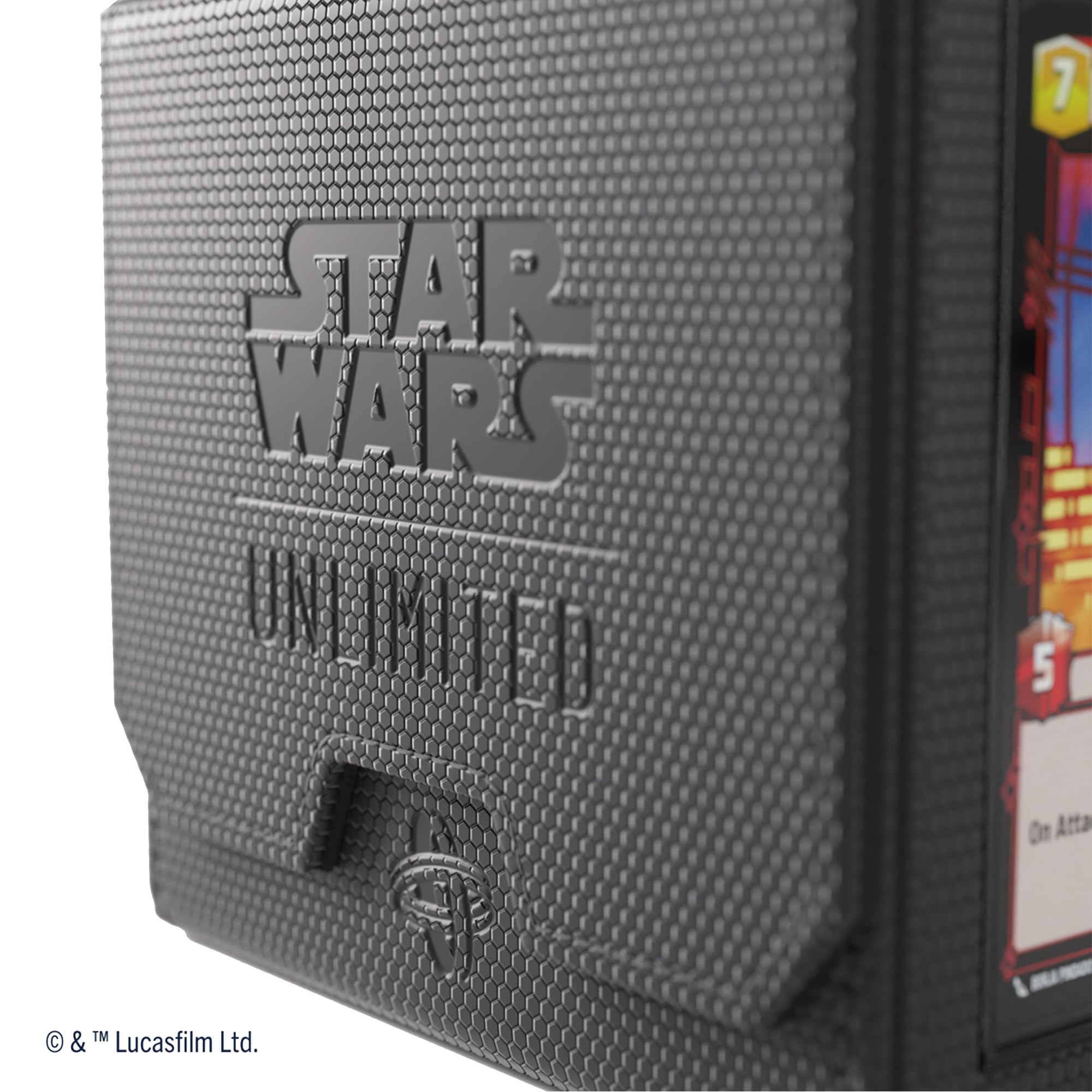 Gamegenic Star Wars Unlimited Deck Pod - Black | Holds 60 Double-Sleeved Cards | Includes Detachable Leader Case 2