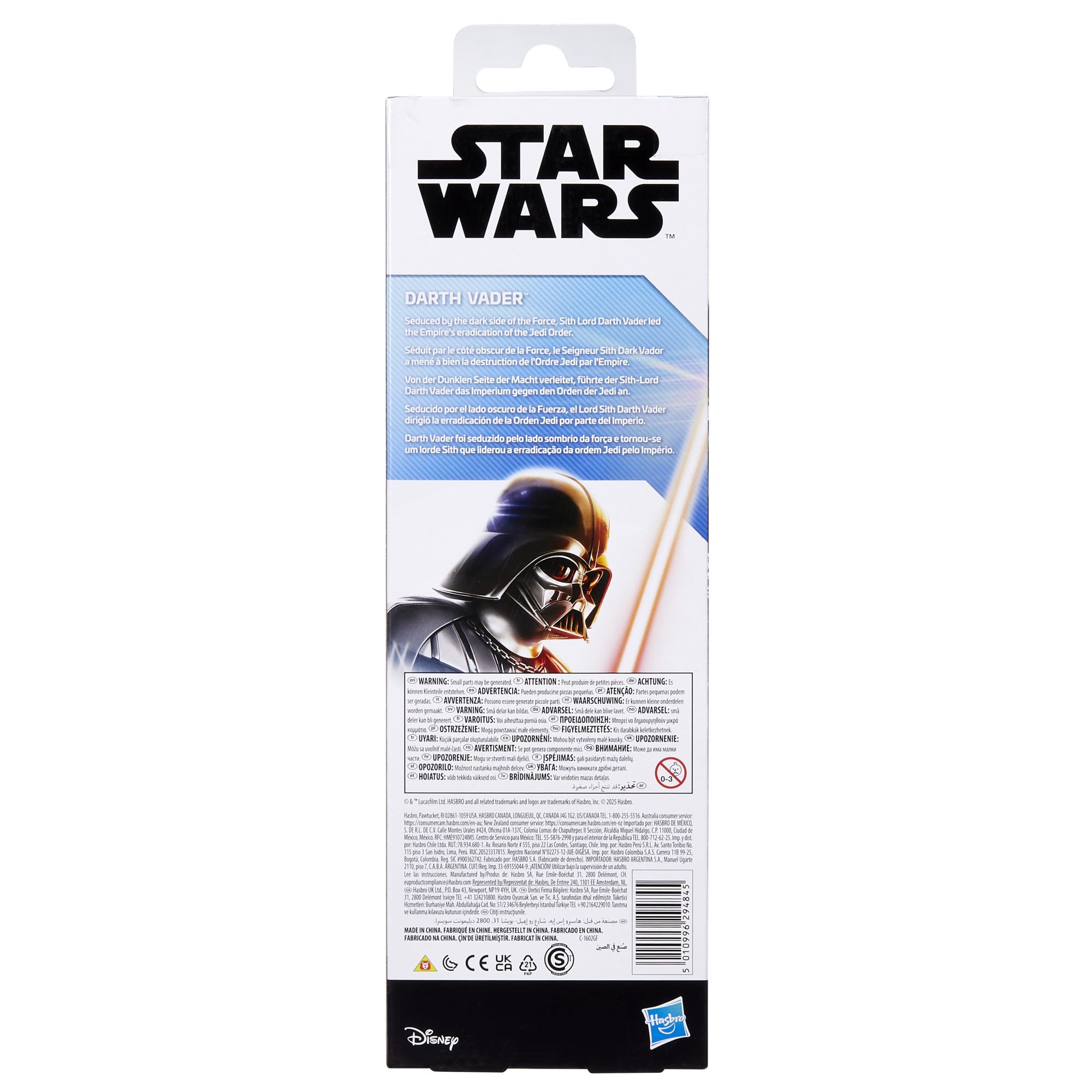 Star Wars Titan Hero Series Darth Vader - 30-cm Action Figure with Lightsaber