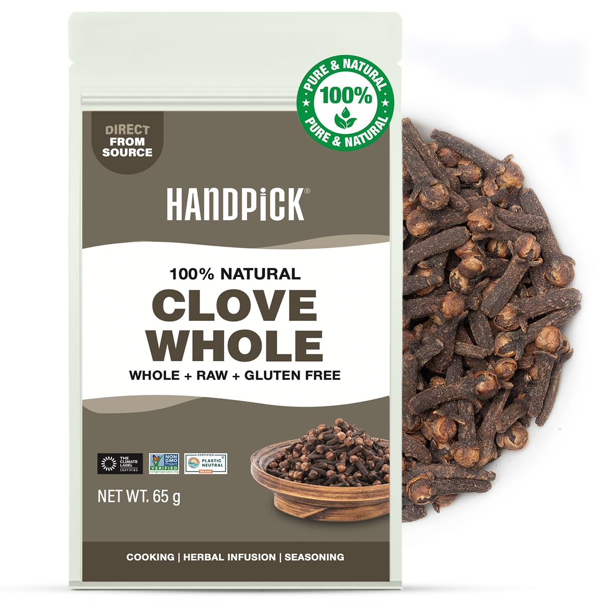 HANDPICK Whole Cloves - Premium South Indian Spice | 397g
