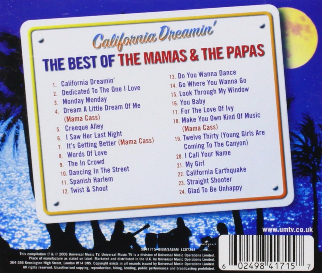 The Mamas & The Papas - California Dreamin' [Audio CD]