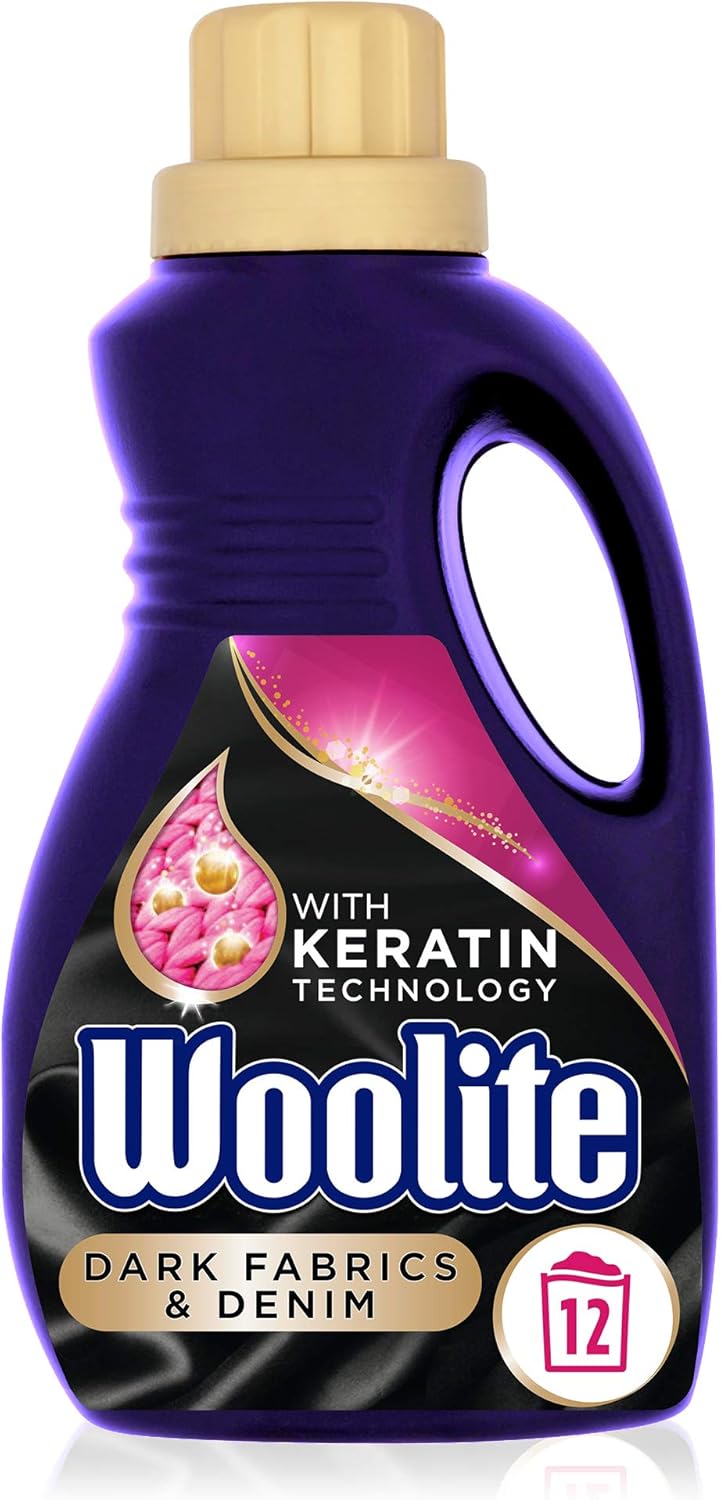 Woolite Dark Protection Laundry Detergent 750ml - 12 Washes, Colour-Boost Formula