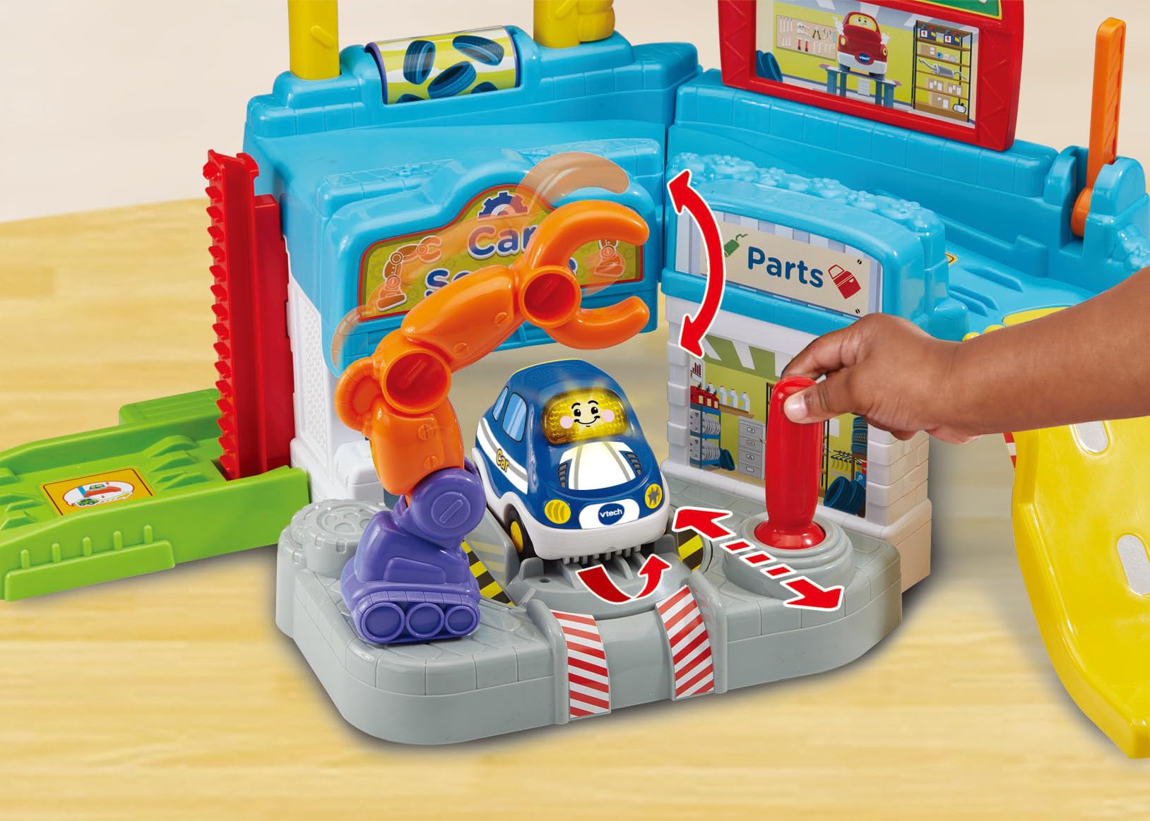 VTech Toot-Toot Drivers Repair Centre - Interactive Car Play Set with SmartPoint Technology