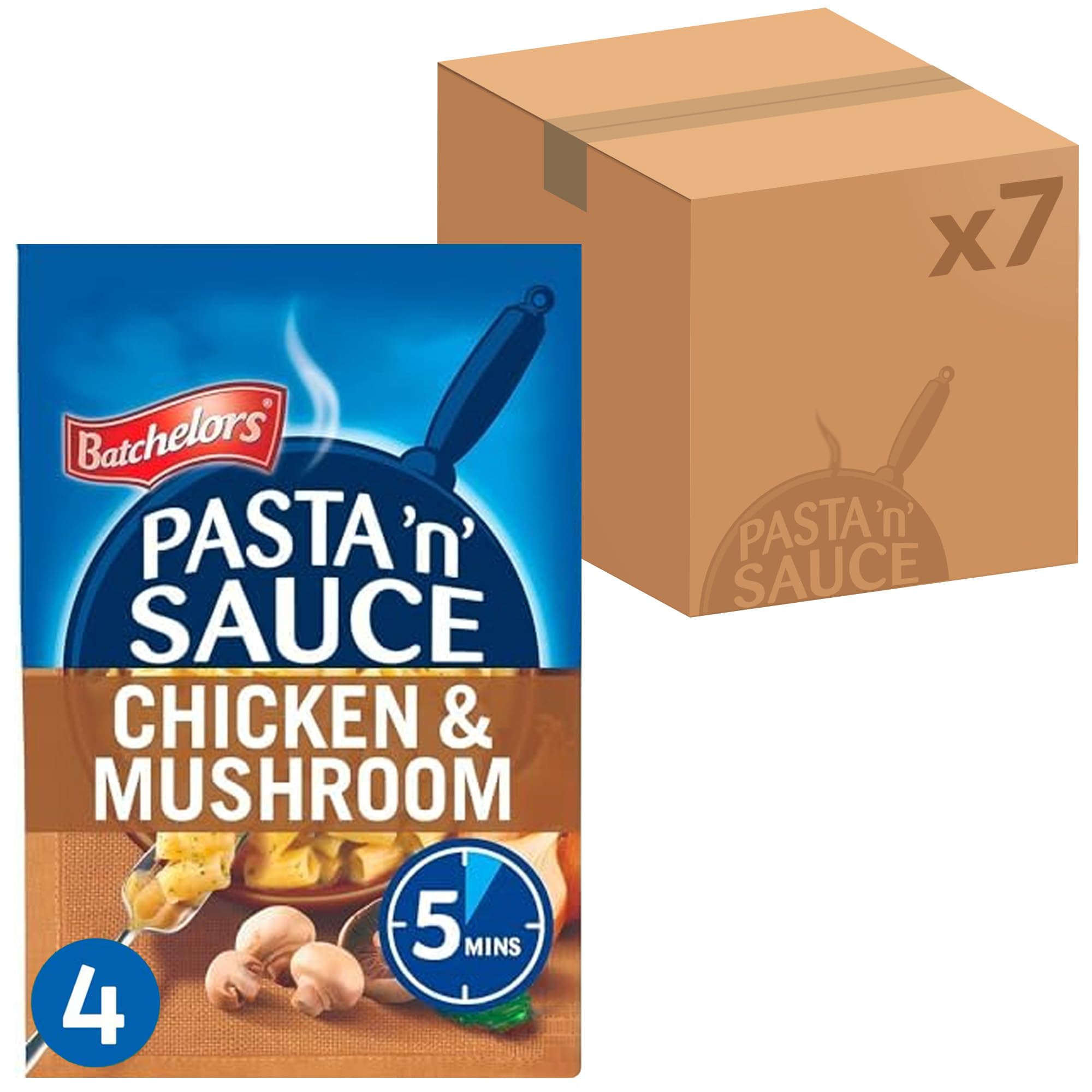 Batchelors Pasta 'n' Sauce Chicken & Mushroom Flavour Instant Pasta Meal, 99g 8