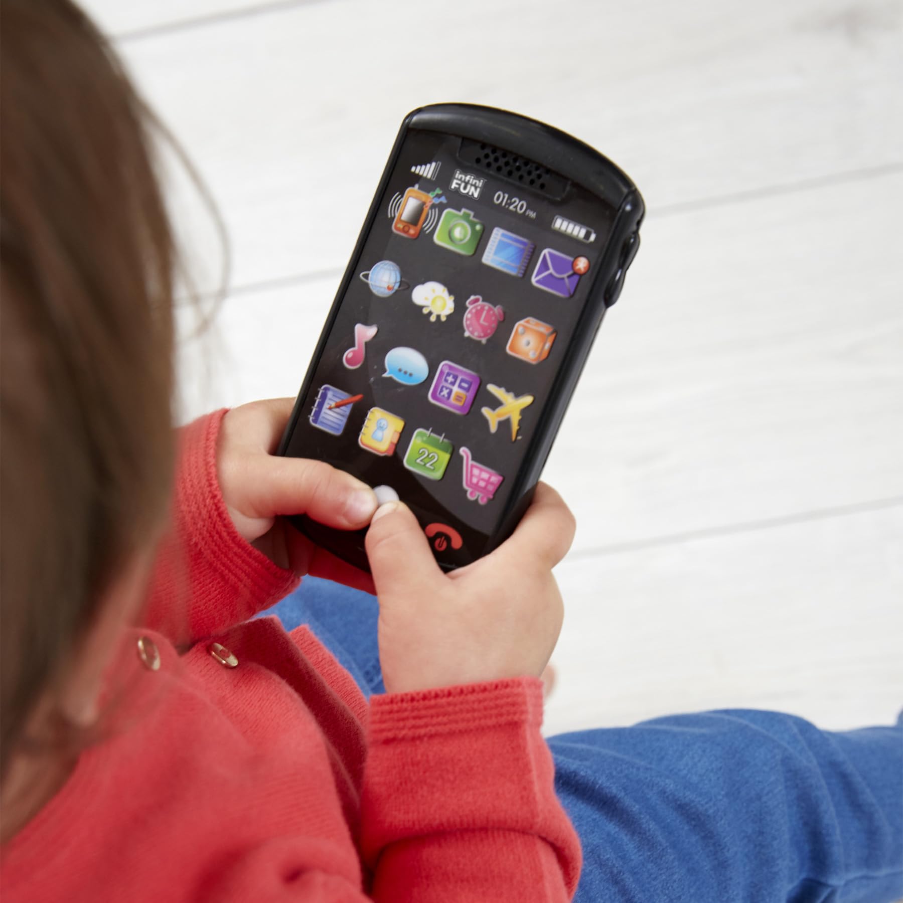 Infini Fun My First Tech Trio - Imitation Play Set with Toy Phone, Keys & Remote for Kids 3