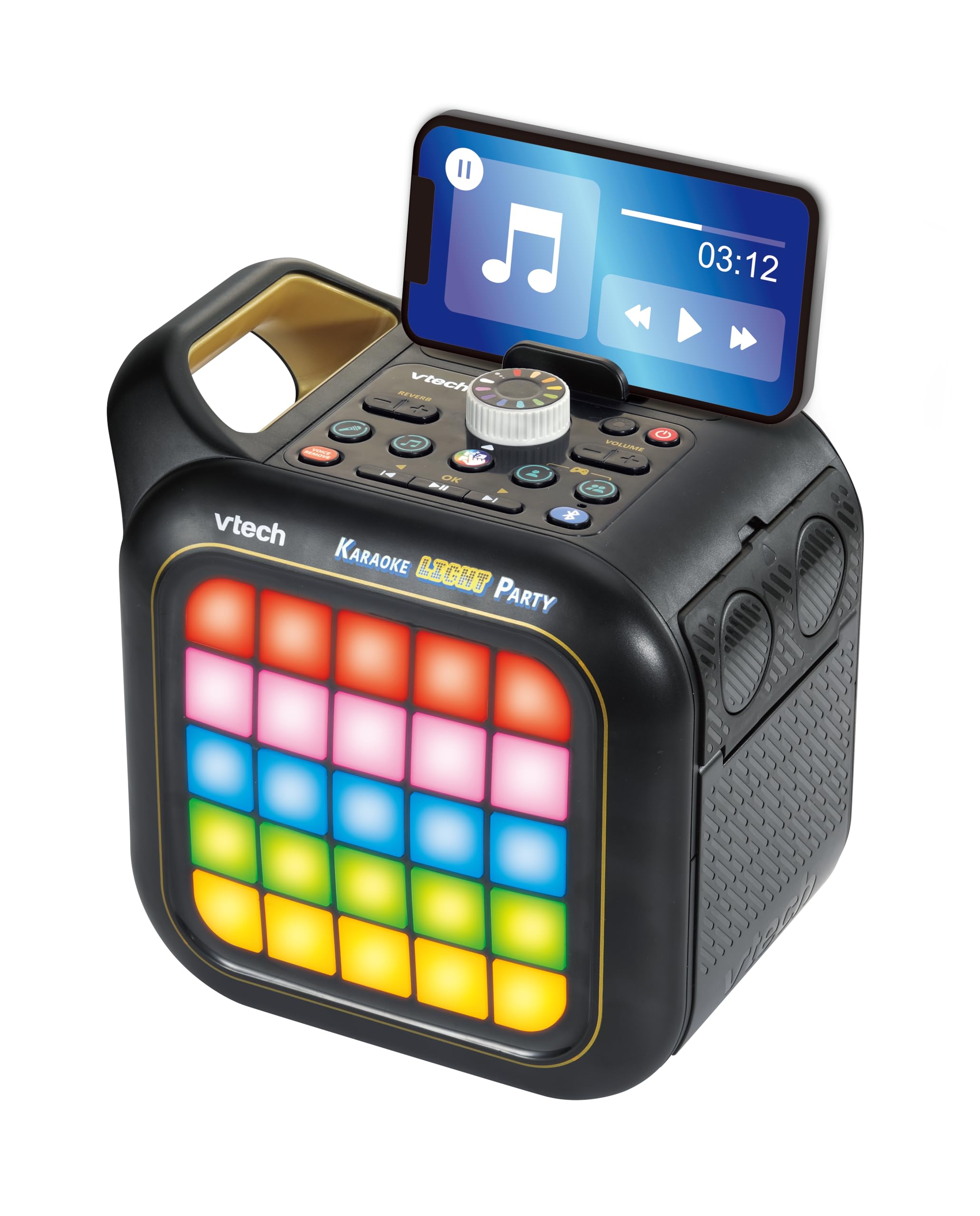 VTech Karaoke Light Party - Portable Bluetooth Karaoke Machine with 2 Wireless Microphones