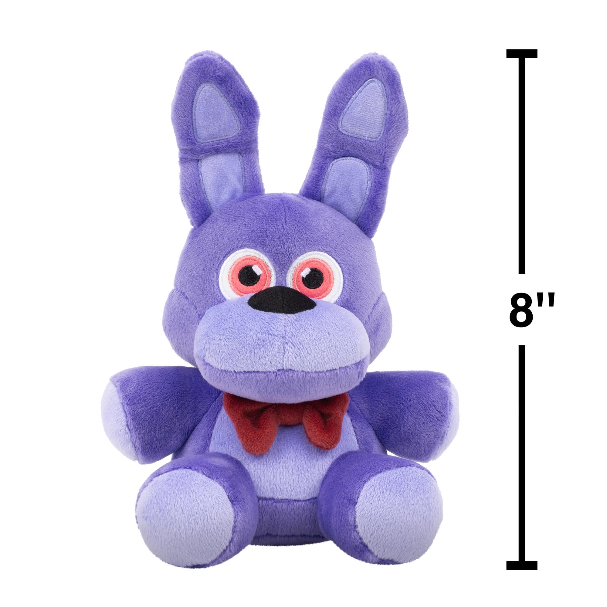 Five Nights at Freddy's Classic Bonnie Plush - 8-Inch Glow-in-the-Dark Eyes Plush Toy