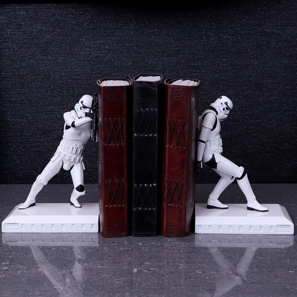 Nemesis Now Stormtrooper Bookends - Polyresin Sci-Fi Home Decor
