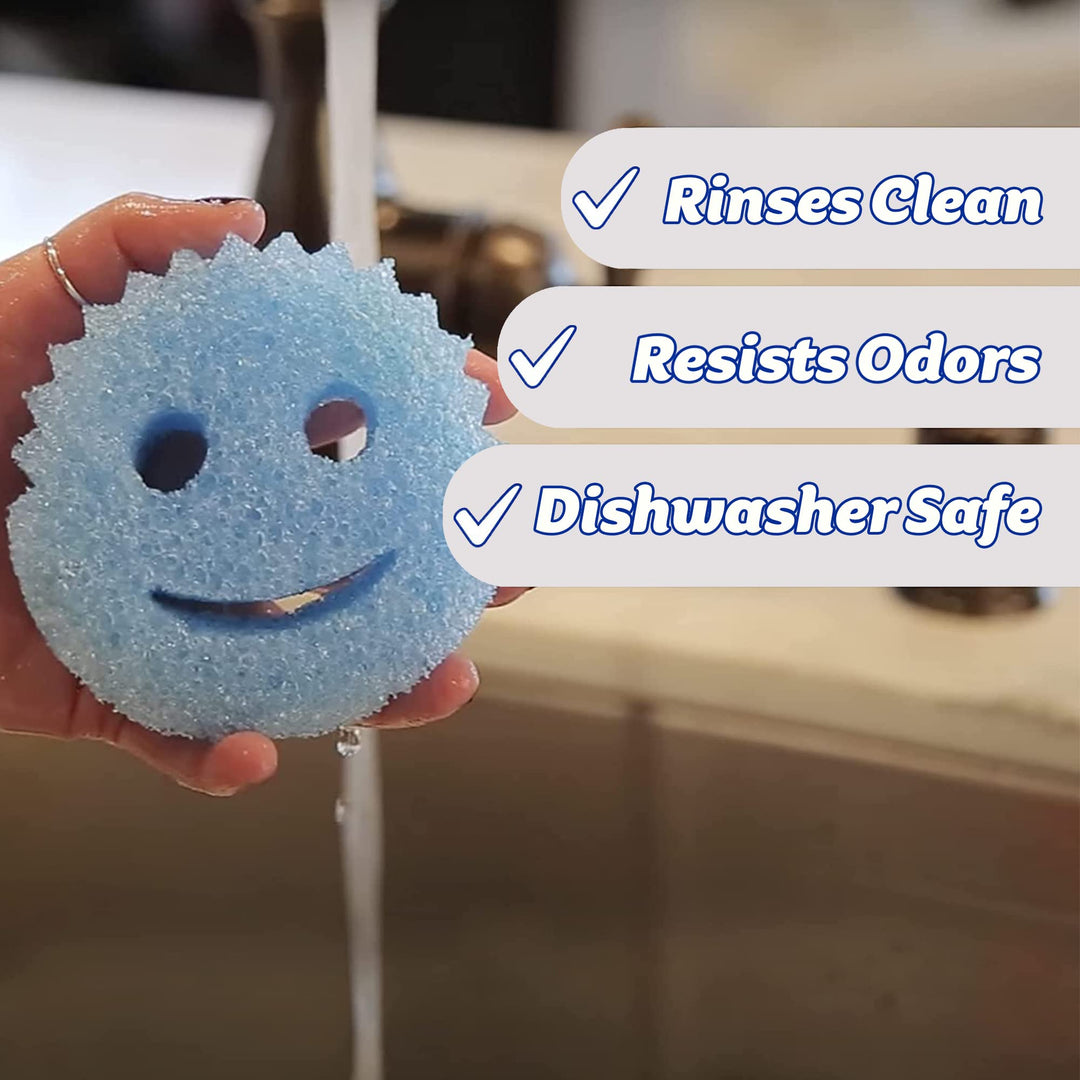 Scrub Daddy - Colors Kitchen Sponges, Dish Sponges for Washing Up, FlexTexture Design