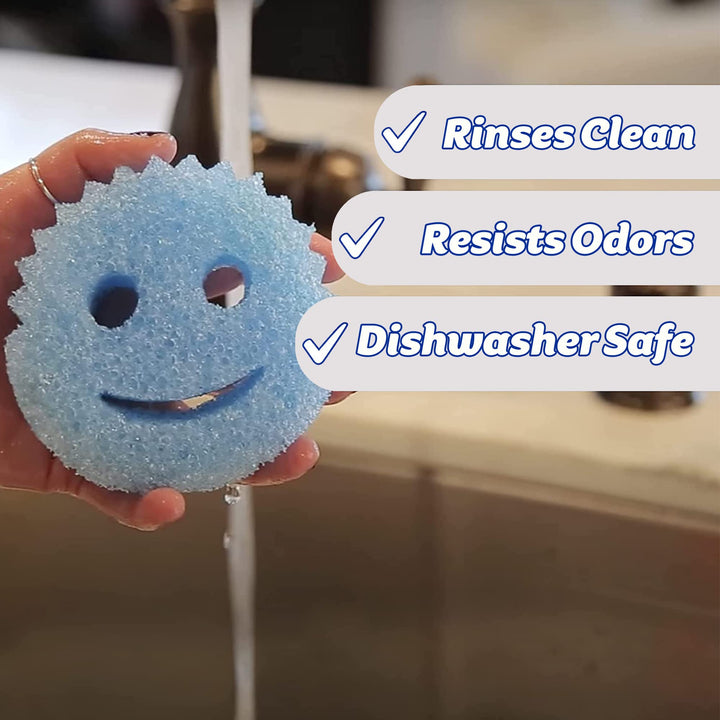 Scrub Daddy - Colors Kitchen Sponges, Dish Sponges for Washing Up, FlexTexture Design