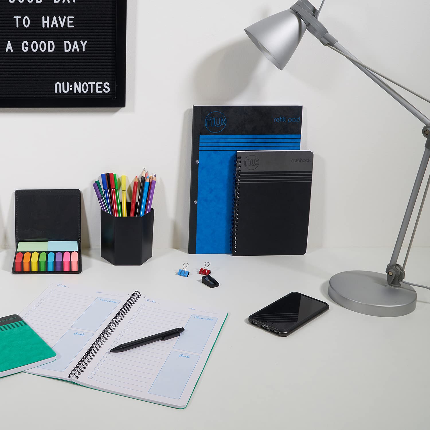 nu: Craze Cloud Range A5 Wirebound Notebook - Red | 80gsm FSC Paper | 110 Pages 4