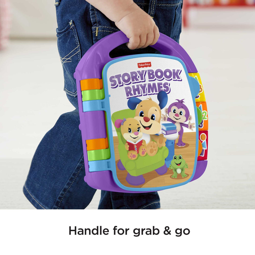 Fisher-Price Laugh & Learn Storybook Rhymes - Musical Light-Up Learning Toy for Babies 6M+