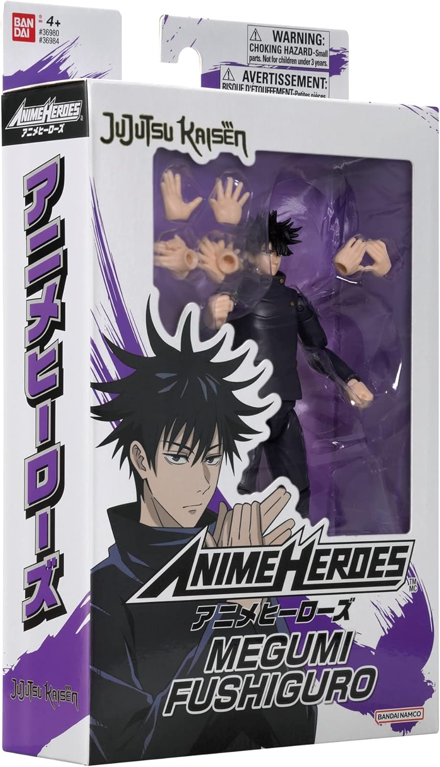 Bandai Anime Heroes Jujutsu Kaisen - Megumi Fushiguro Action Figure 4