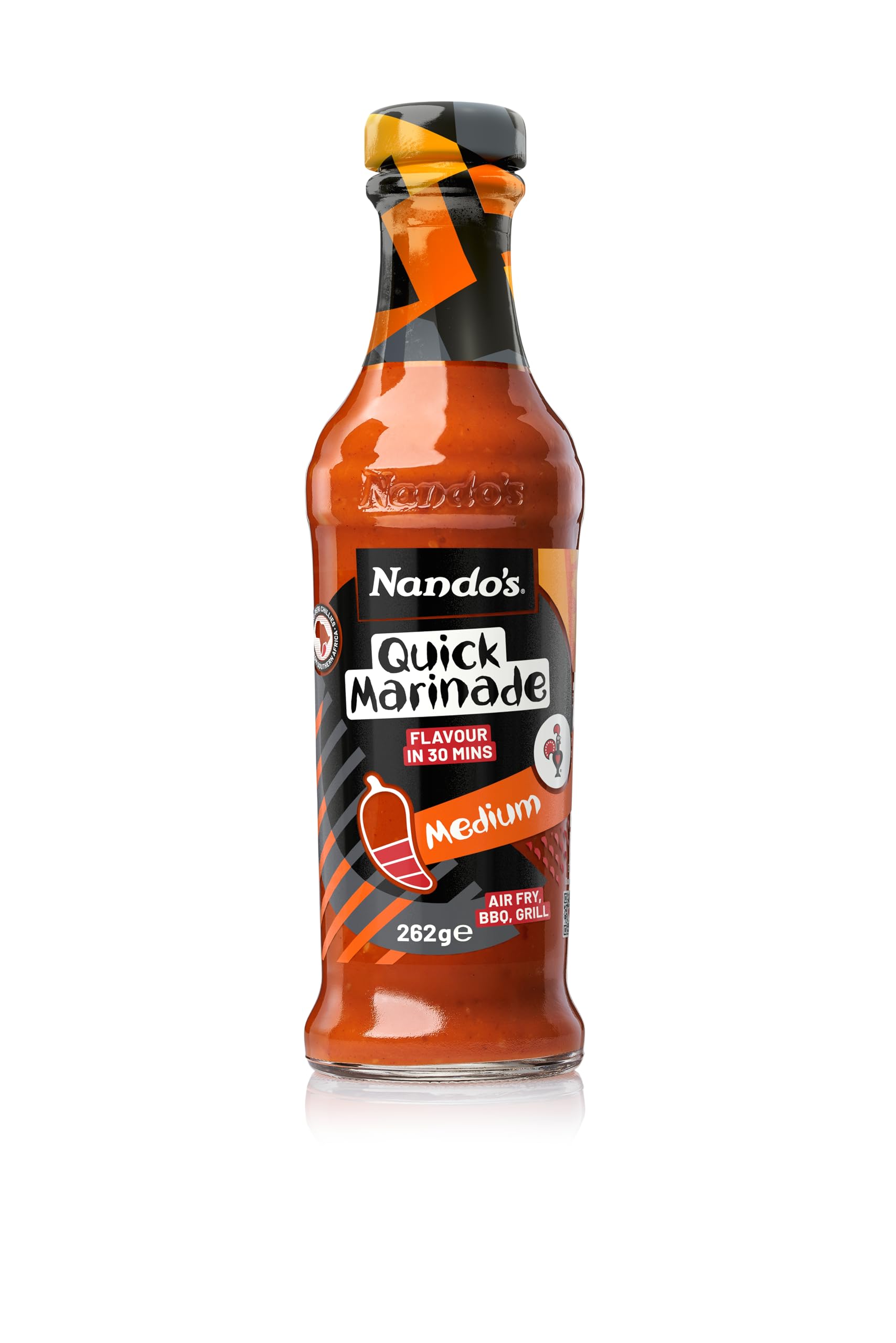 Nando's Peri-Peri Medium Marinade - Gluten Free | Suitable for Vegetarians | 262g