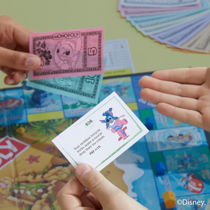 Monopoly Disney Stitch Edition Board Game - English Version