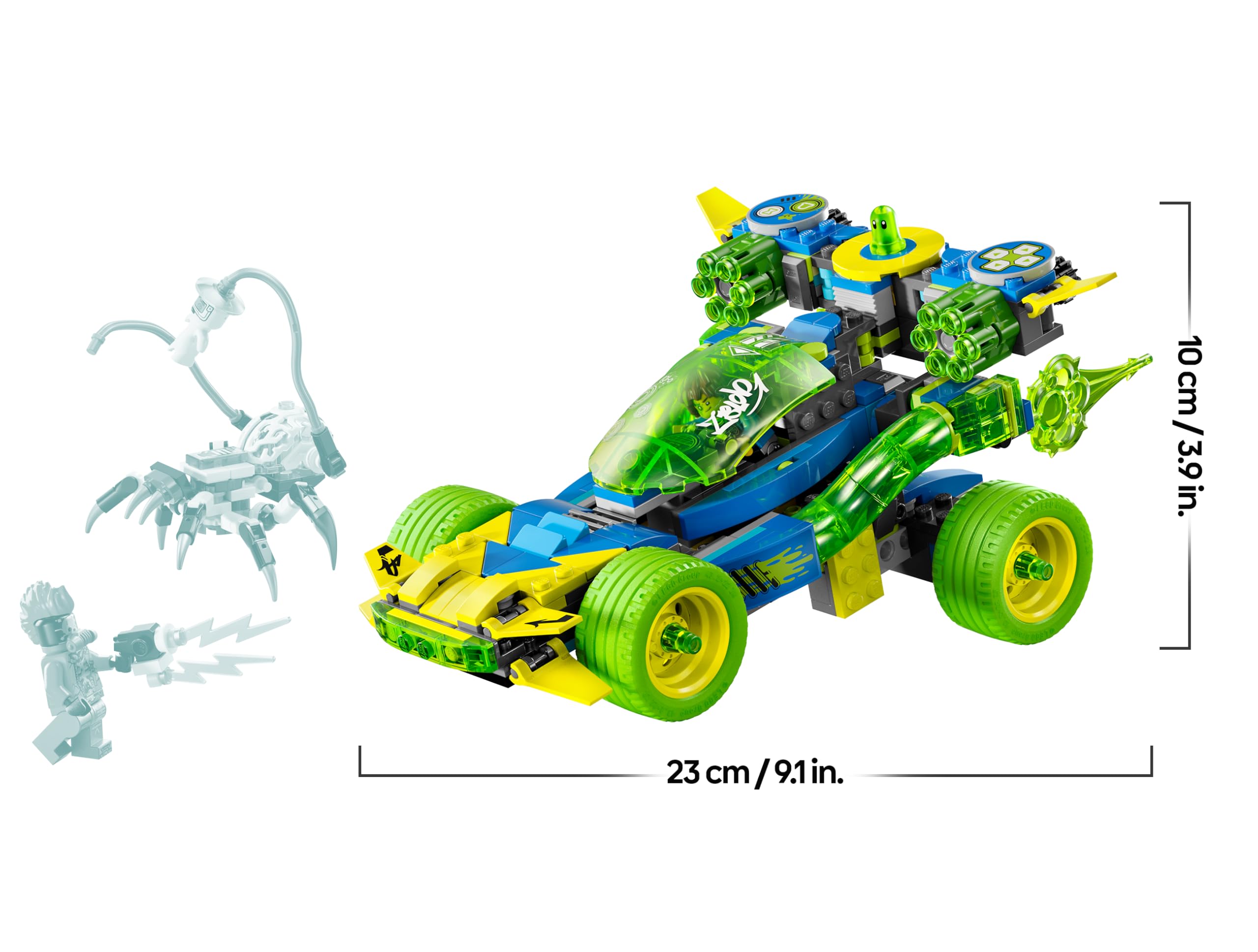 LEGO DREAMZzz 2in1 Mateo and the Z-Blob Action Race Car to Motorbike Building Set - 485 Pieces for Ages 8+ 14