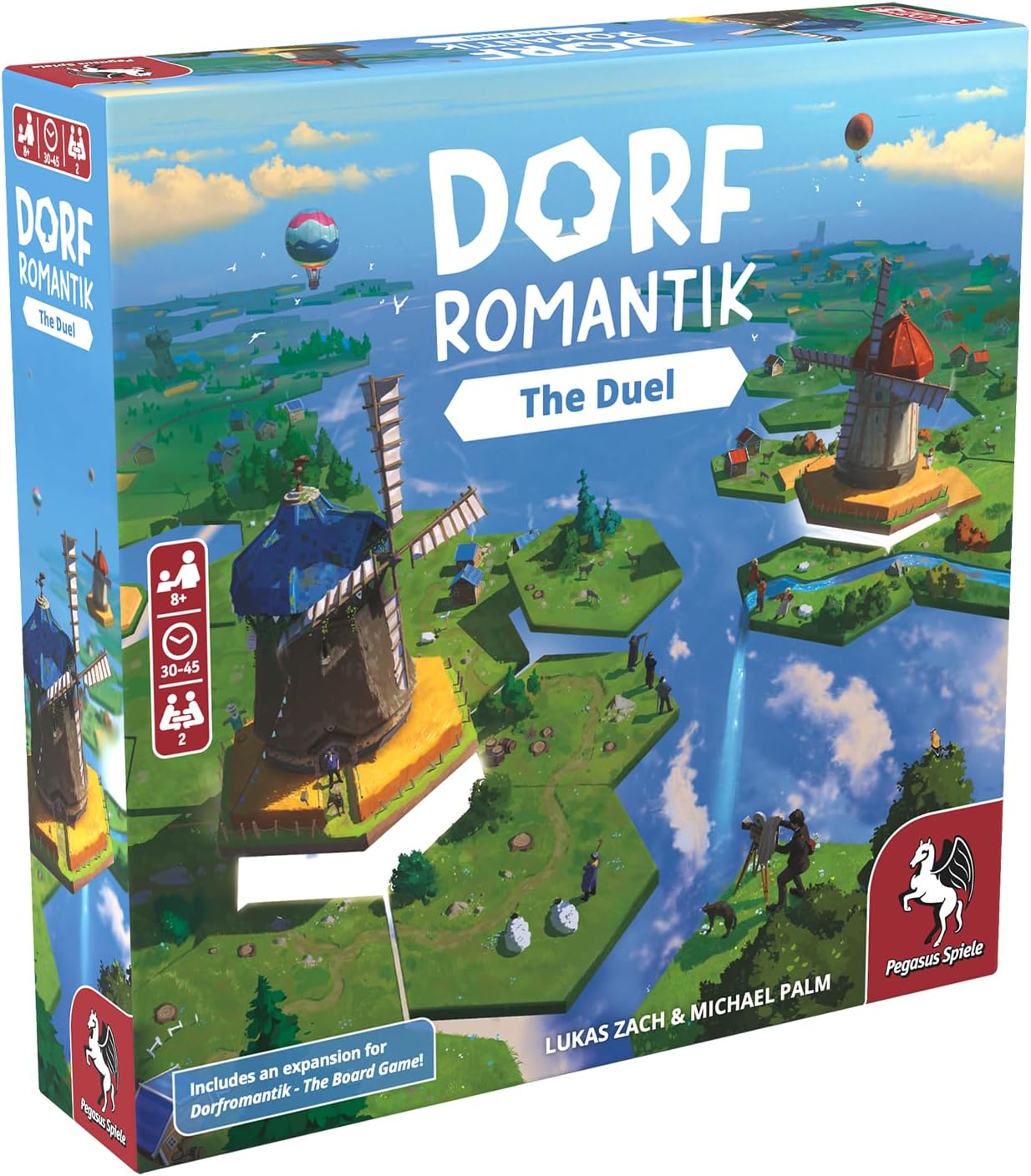 Pegasus Spiele Dorfromantik - Das Duell English Edition Board Game