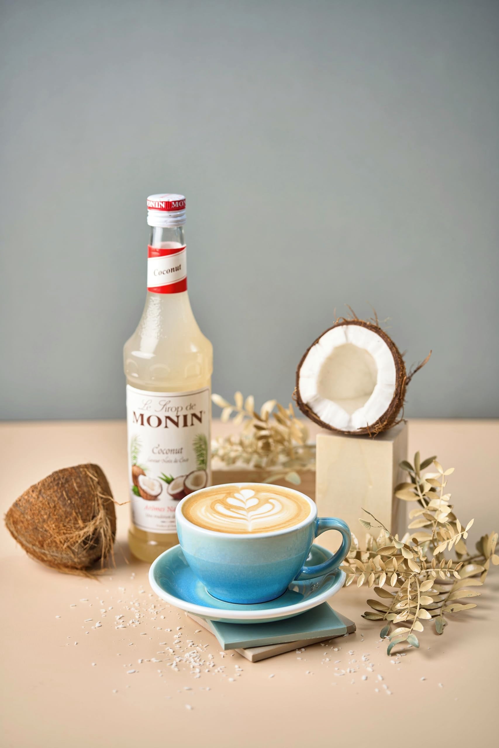 MONIN Premium Coconut Syrup 700 ml - Vegan, Allergen-Free, Natural Flavouring for Coffee, Cocktails & Mocktails 5