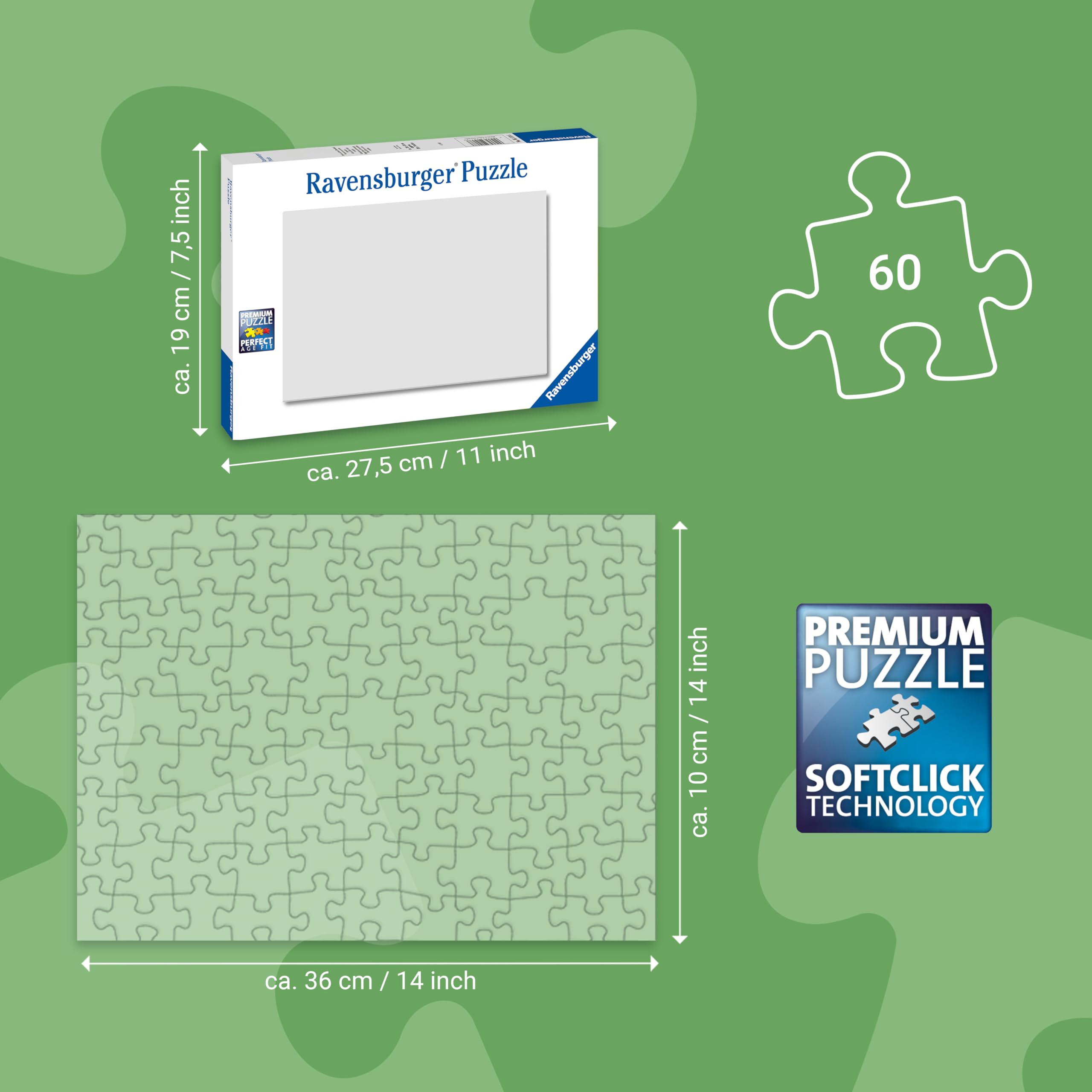 Ravensburger Dinosauri 60-Piece Floor Puzzle - Prehistoric Life Jigsaw for Kids 4 Years and Up 7