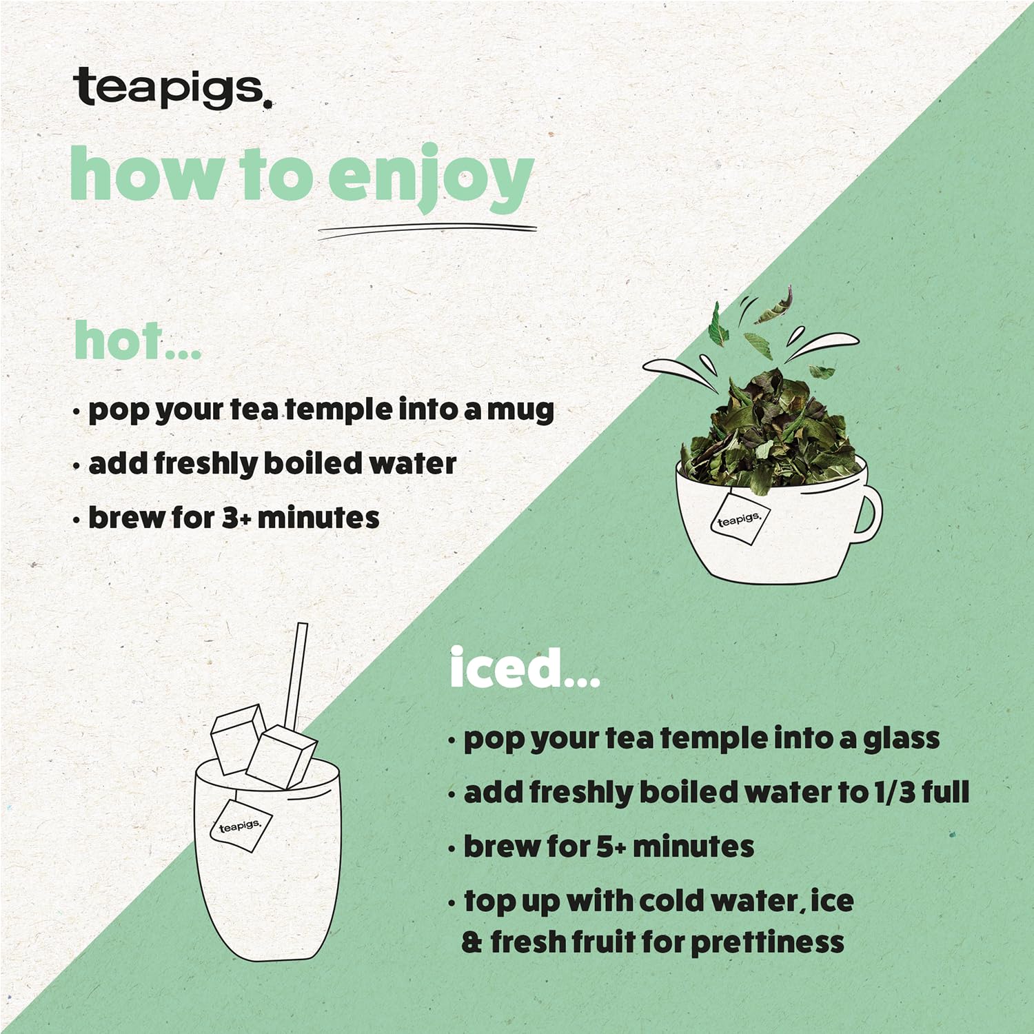 teapigs Super Fruit Tea - Caffeine-Free Herbal Tea Bags with Hibiscus & Berries - 50 Bags 4
