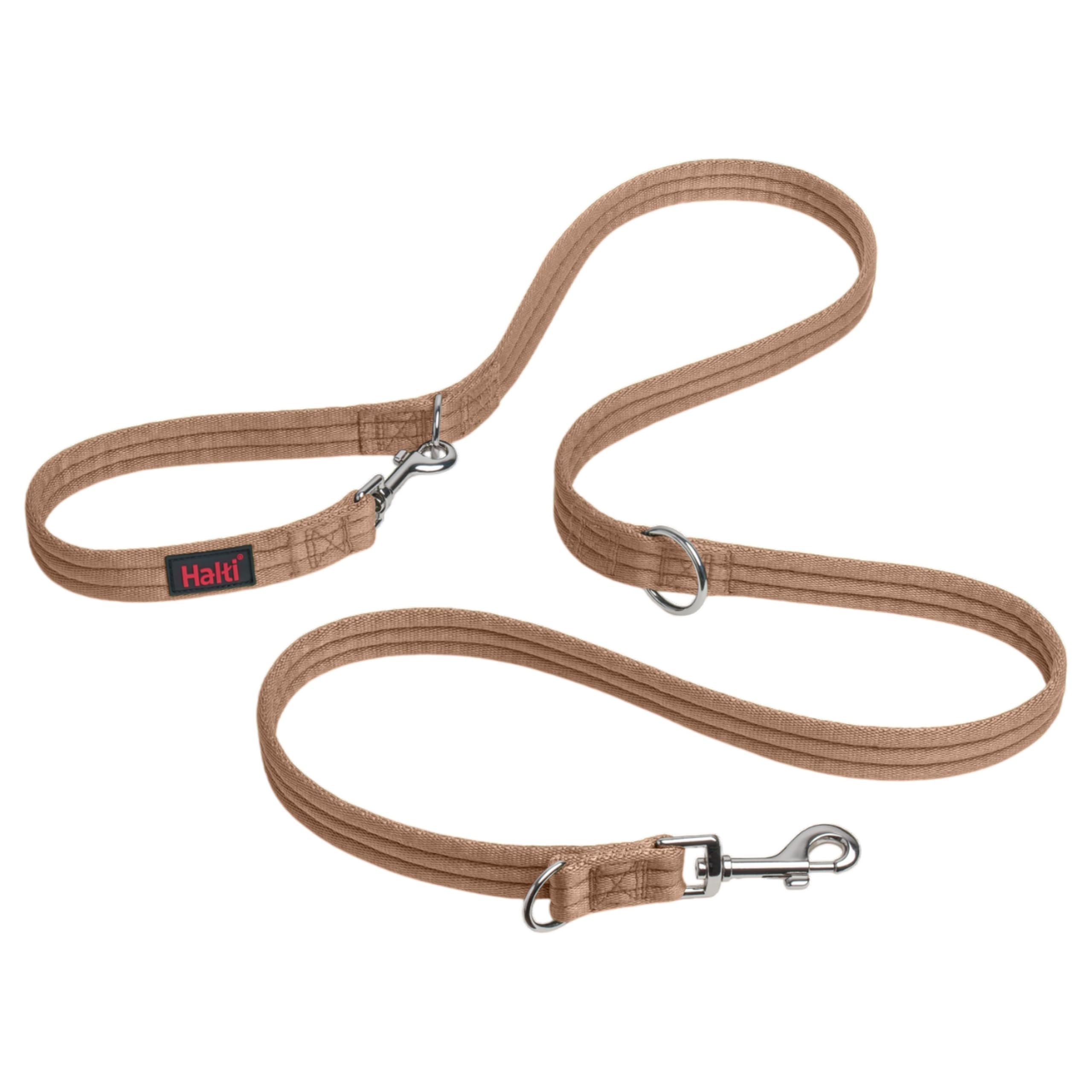 Halti Training Lead - Stops Pulling | Double-Ended | Size Small, Desert Sand, 2m 1