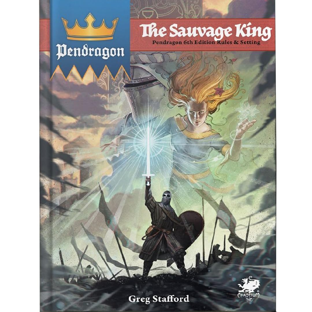 Chaosium Inc. | Pendragon: The Sauvage King | RPG Scenario Book, Compatible