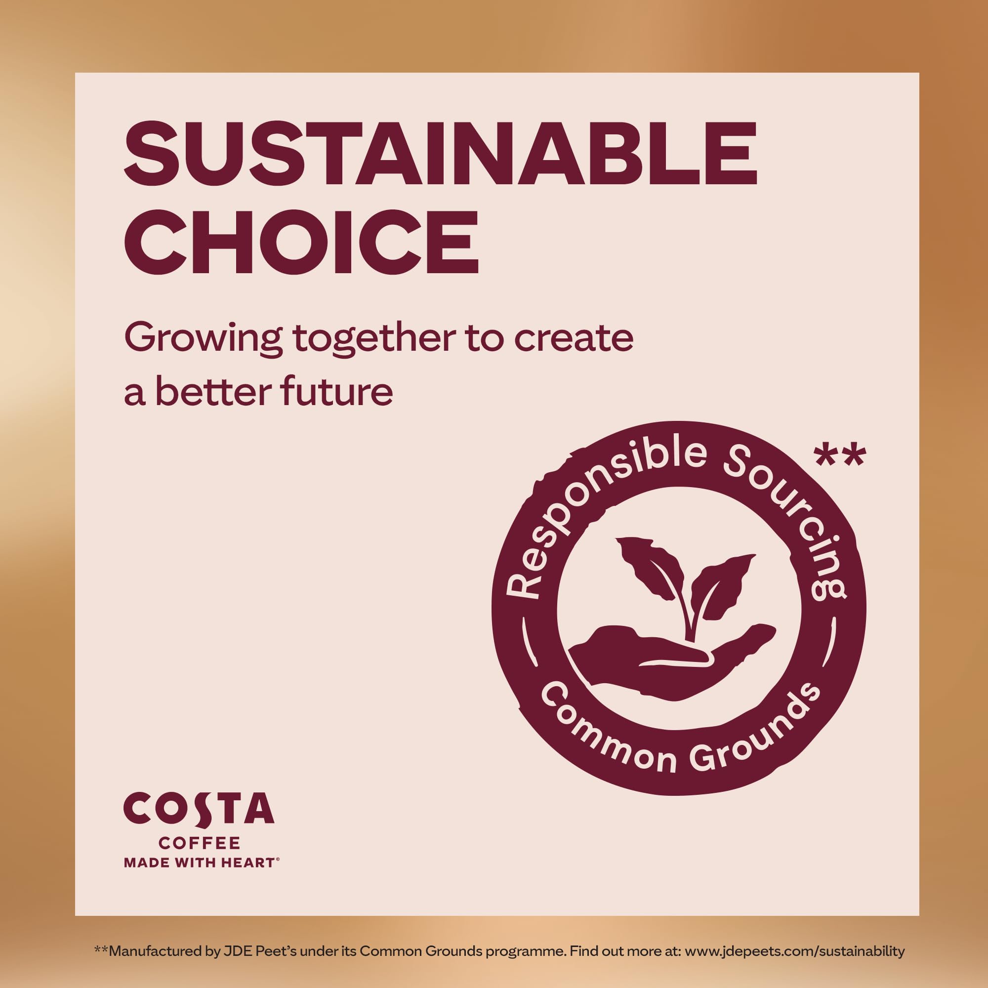 L"OR - Costa Smooth Medium Roast XXL Coffee Pods (Pack of 5, 50 Capsules) 3