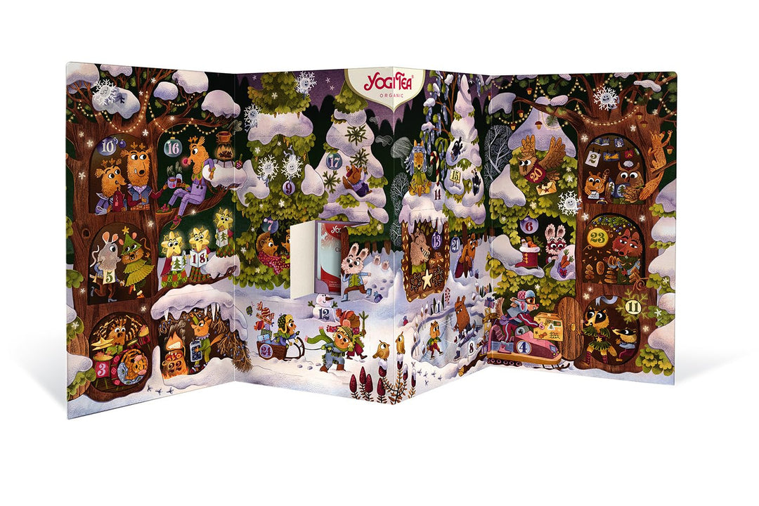 YOGI TEA - Christmas Advent Calendar with 24 Selected Teas for a Festive Advent Season