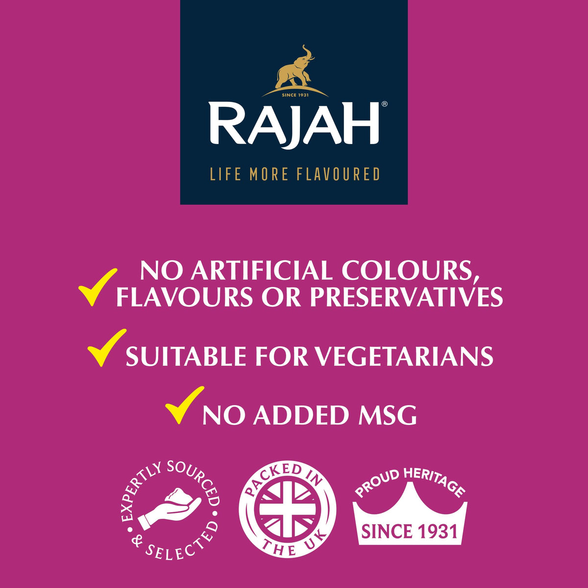 Rajah Magic Masala Mini Poppadoms - 70 g