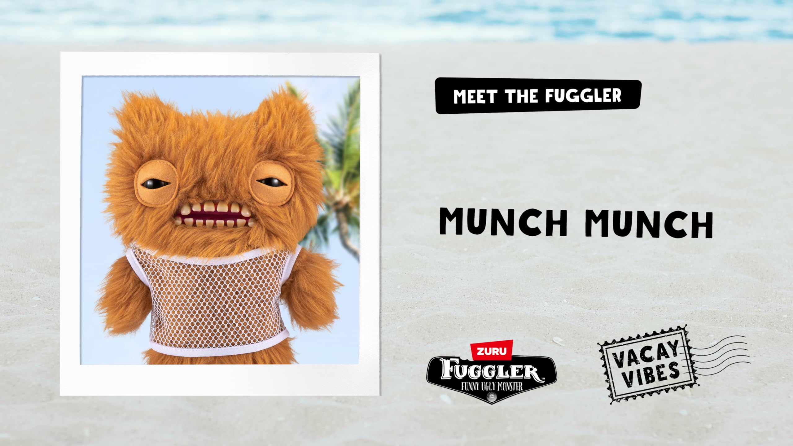 Fuggler Vacay Vibes - Munch Munch Ginger Plush Collectible Toy