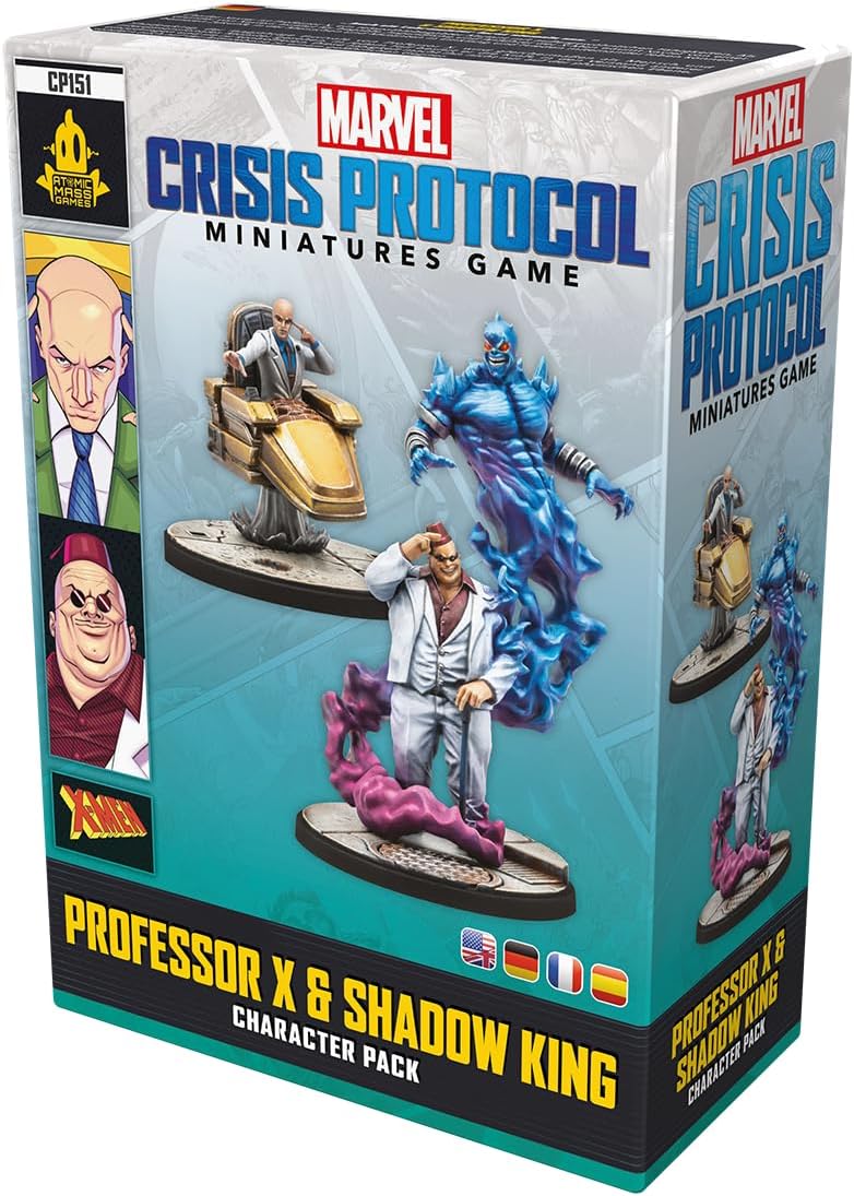 Atomic Mass Games Marvel Crisis Protocol: Professor X & Shadow King Miniatures Game Expansion 4