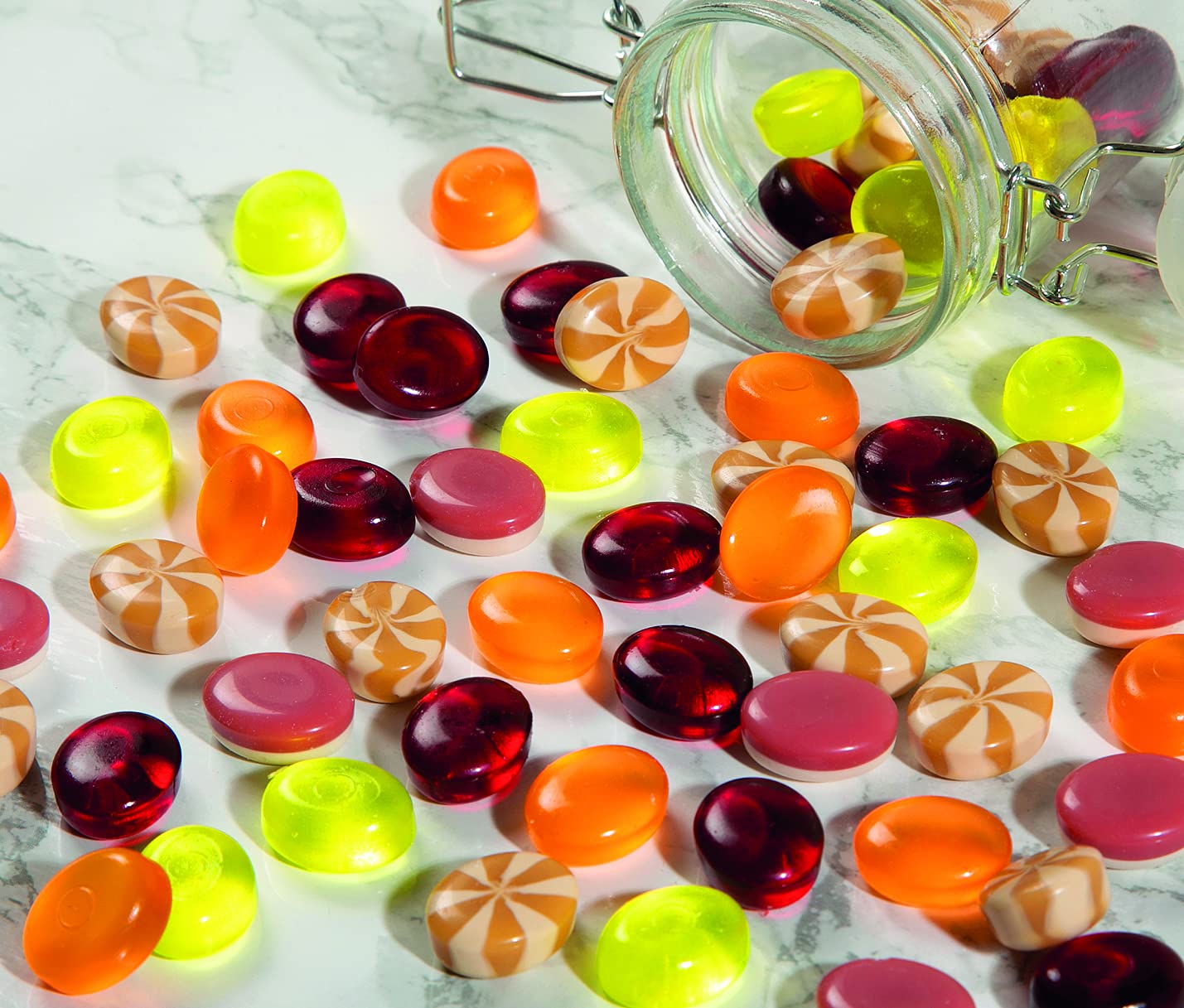 Sula Pear Drops Sugar-Free Boiled Sweets, Natural Flavour, 42g Pack 4