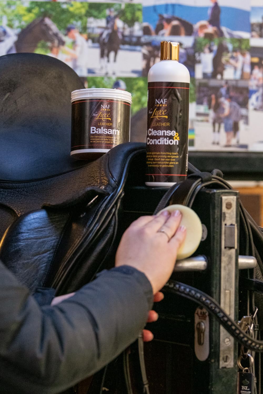 NAF Sheer Luxe Leather Balsam - Deep Conditioning with Beeswax & Lanolin | 400g 4