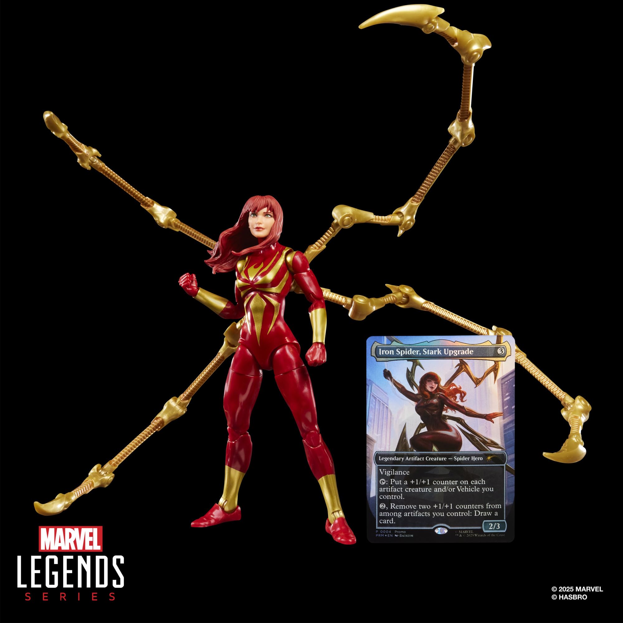 Marvel Legends Series Magic: The Gathering Mary Jane Watson (Iron Spider) Action Figure 4