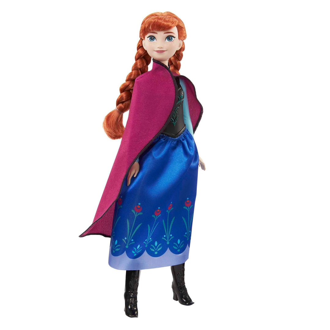 Mattel Disney Princess Dolls, Anna Posable Fashion Doll with Signature Clothing and Accessories, Disney's Frozen Movie Toys, HLW49