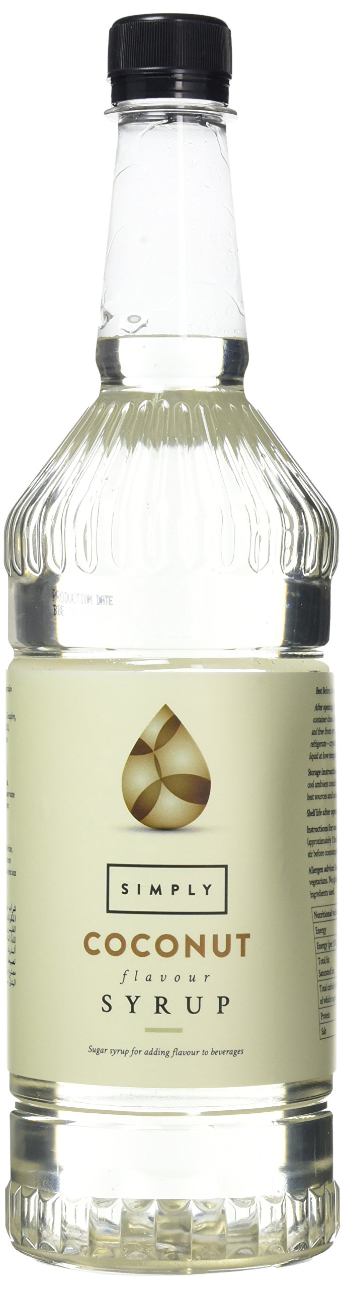 Simply Coconut Syrup - Rich & Creamy Flavour | 1 Litre 1