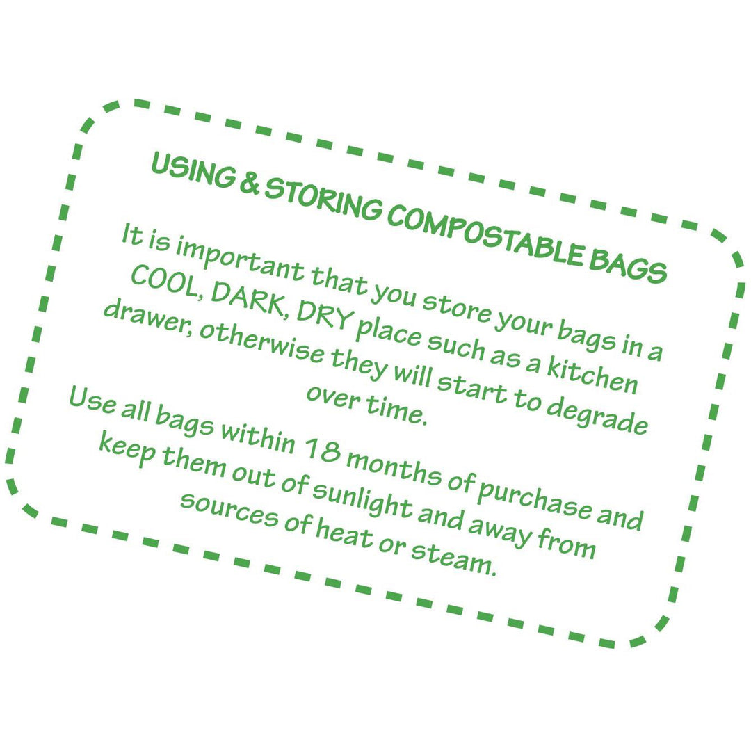 All-Green 30L Compostable Kerbside Caddy Liners - 3 Rolls (30 Bags) - EN 13432 Certified
