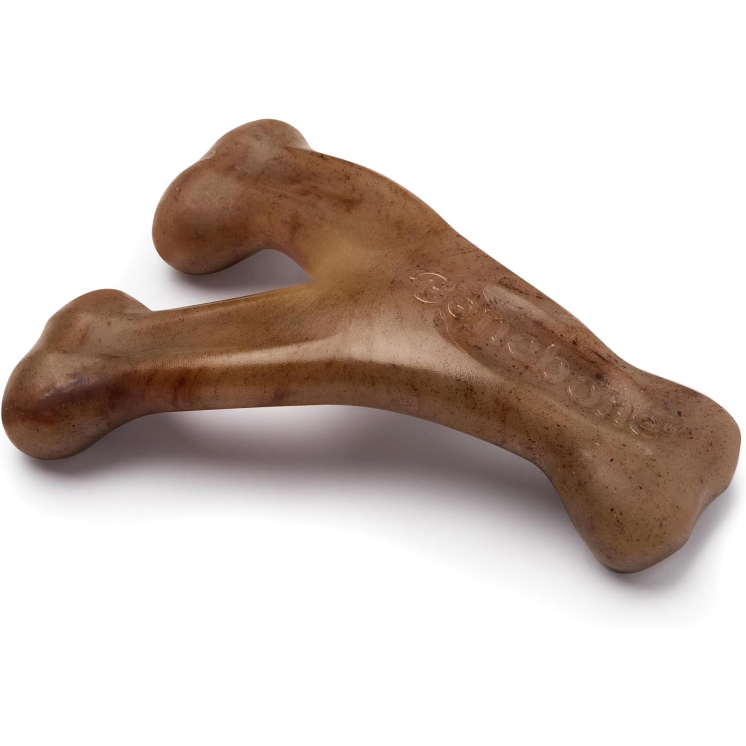 Benebone Wishbone Durable Dog Chew Toy - Real Bacon Flavor, Tiny Size, Made in USA 1