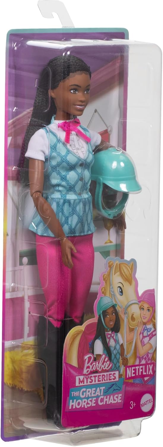 Barbie "Brooklyn" Doll - Riding Adventure from Netflix Series, Ages 3+