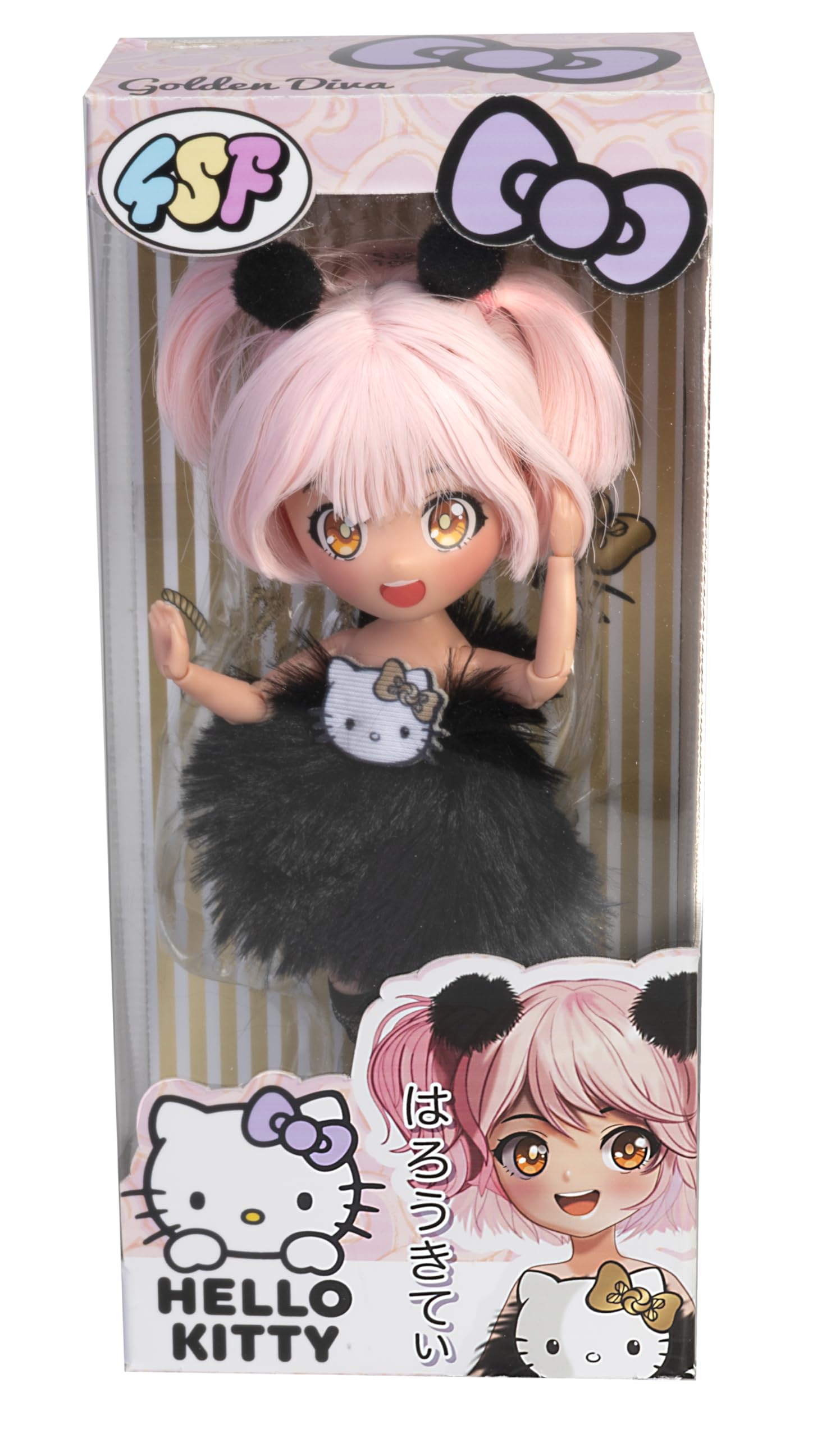 Hello Kitty Manga Doll - Pink Golden Diva Fashion Doll for Ages 3+ 10