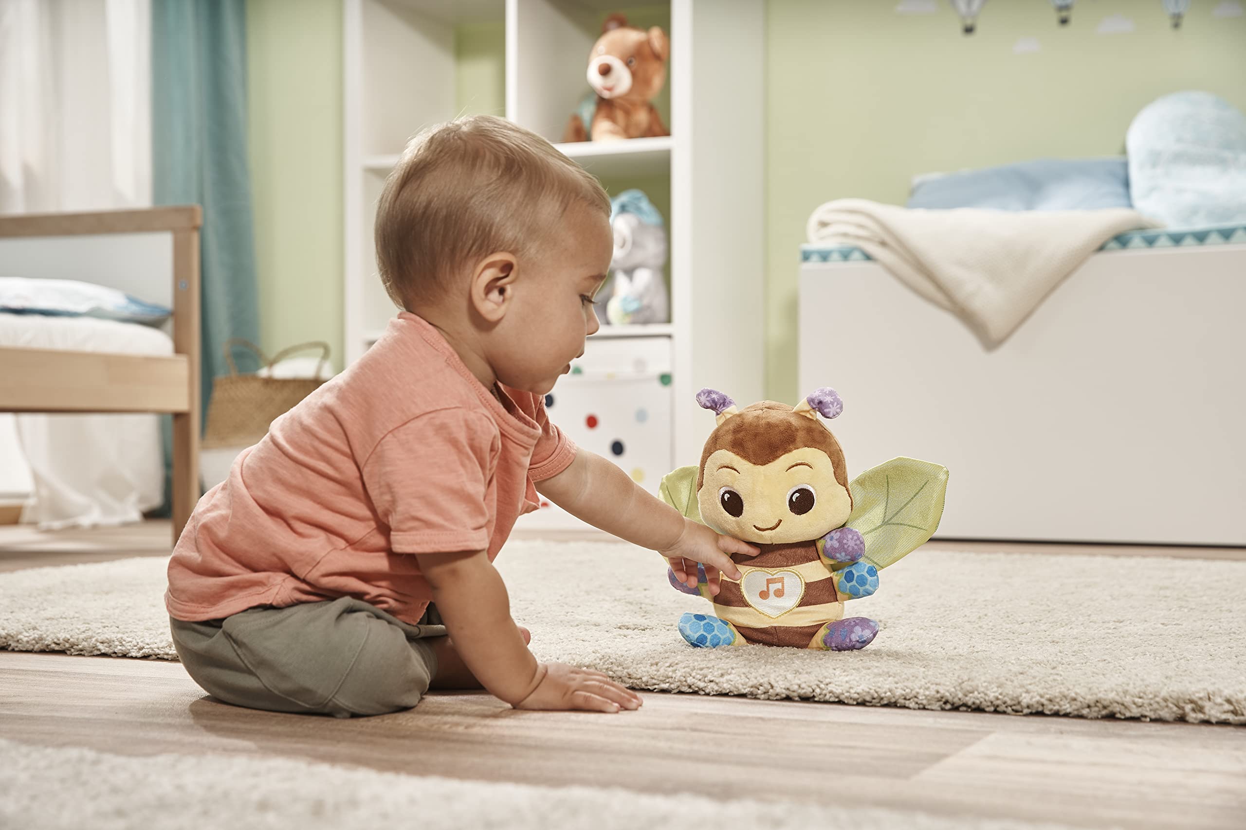 VTech Busy Musical Bee - Interactive Sensory Cuddly Toy | Lights & Music | Ages 3-24 Months 5