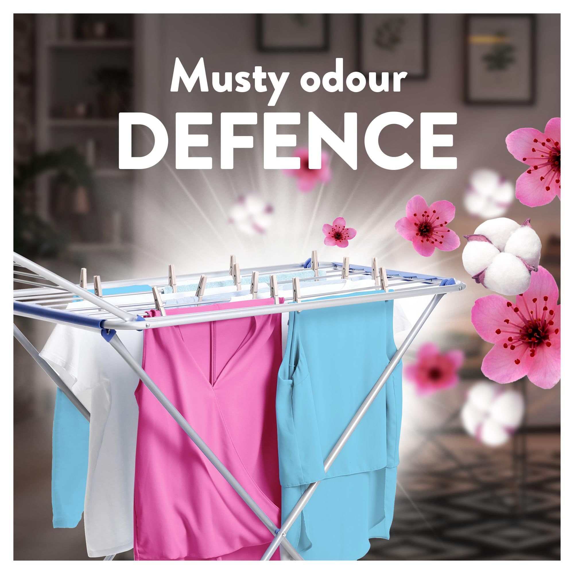 Fairy Non Bio Outdoorable Fabric Conditioner, Cherry Blossom & Nordic Cotton, 84 Washes, 1.18 L
